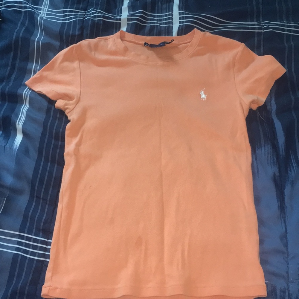 Orange polo tee